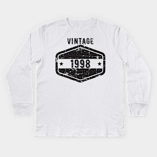 Vintage 1998 Kids Long Sleeve T-Shirt